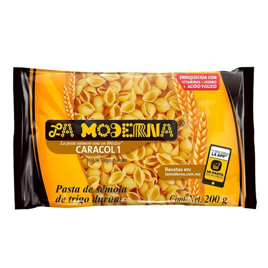 Caracol #1 Pasta La Moderna 200g - Producto de Abarrotes Varios en Super La Bodeguita